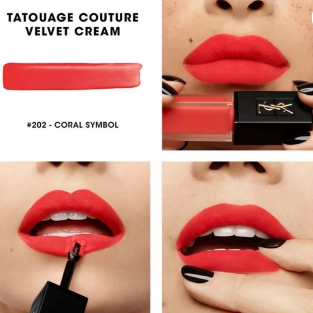 YSL Tatouage Couture Velvet Cream Lipstick # 202